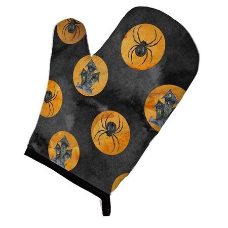 Carolines Treasures Carolines Treasures BB7529OVMT Watecolor Halloween Circles Oven Mitt BB7529OVMT